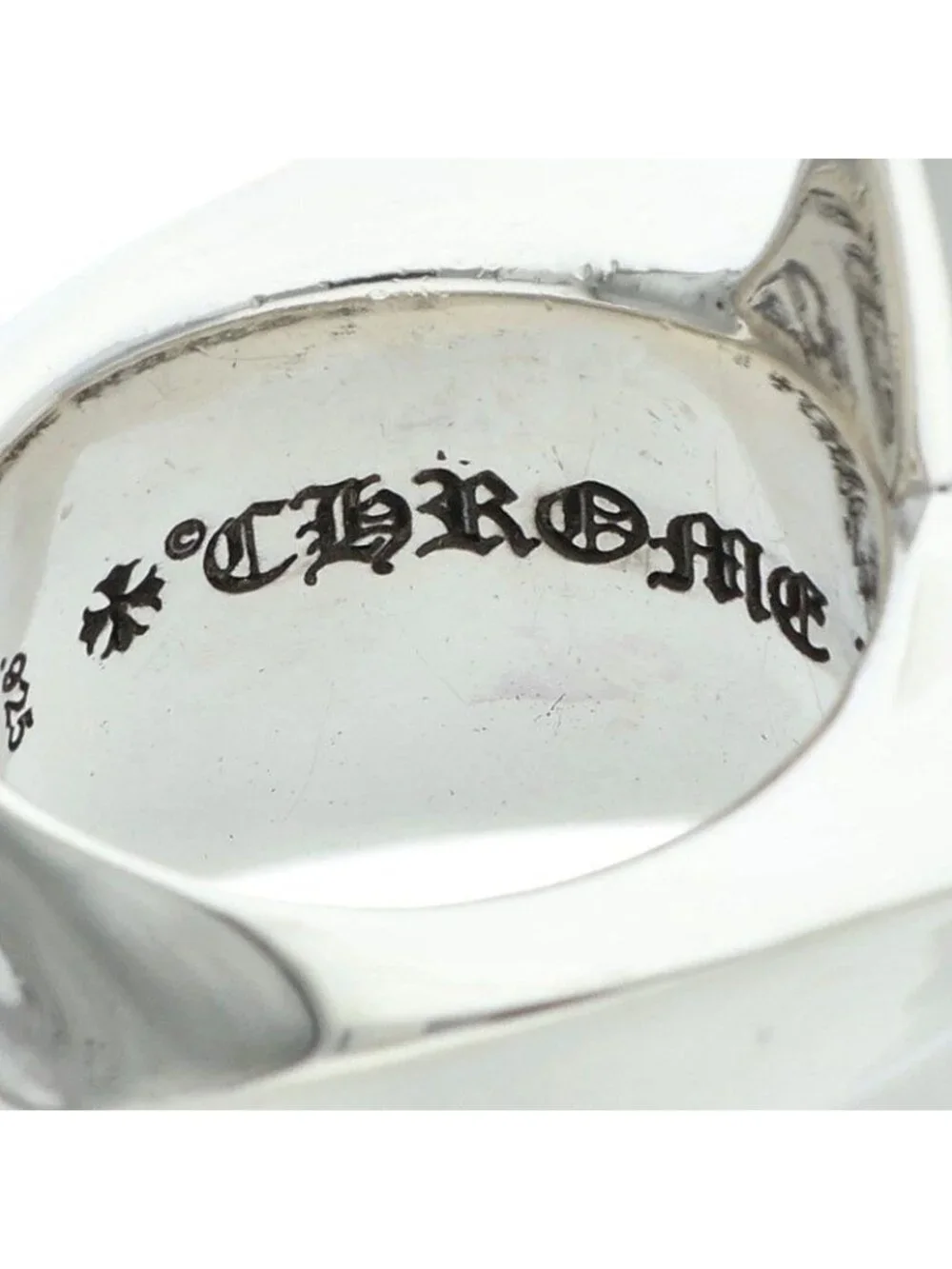 Chrome Hearts Str Large Star Silver Ring